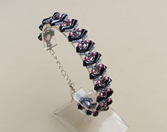 Tutoriel de bracelet de perles : modèle de bijoux DIY (PDF "Carla")