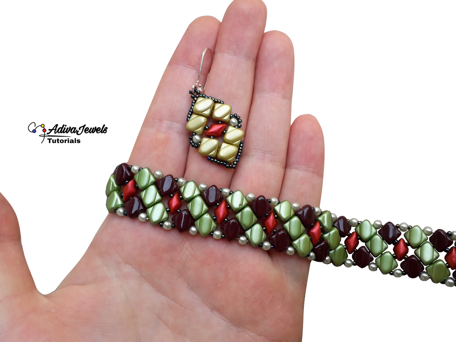 Bead Weave Jewelry susan Bracelet and Earrings Etsy