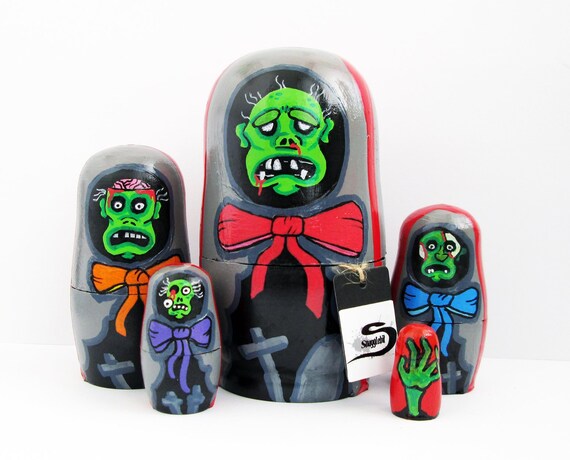 zombie nesting dolls