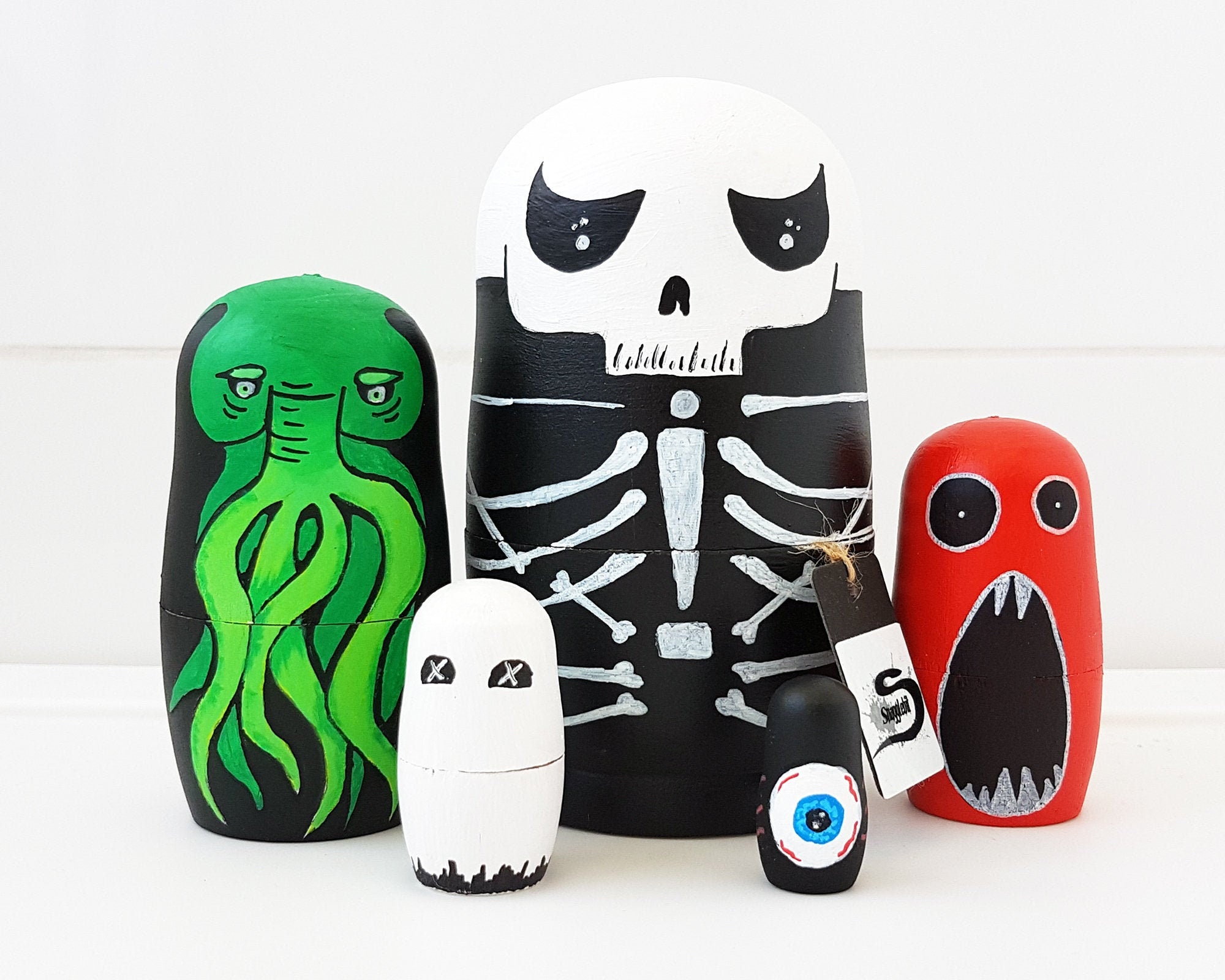skeleton russian dolls