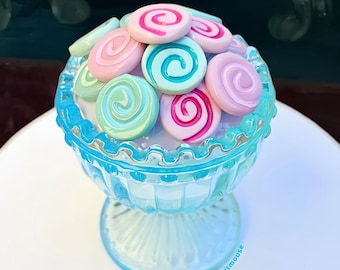 Coraline Inspired Mini Taffy Bowl Prop Decor