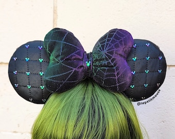 Halloween Couture Crystal Quilted Mouse Ears by LePetitMouse