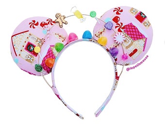 Pink Candyland Mouse Ears by Le Petit Mouse