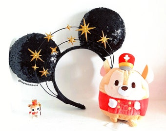 PREORDER 4-6 WEEKS Star Halo Crown Mouse Ears by Le Petit Mouse - Hedy Lamarr Inspired