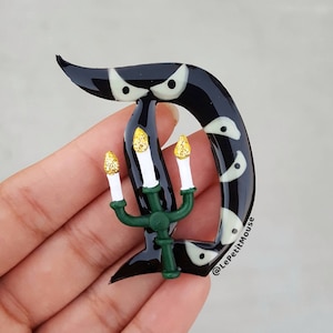 Glow in the Dark Haunted Mansion Retro D by Le Petit Mouse
