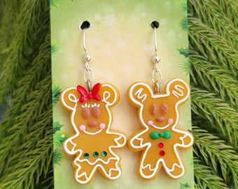 Gingerbread  Dangle Earrings