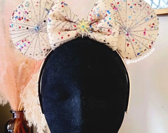 PREORDER 3-4 WEEKS Kaleidoscopic Colorful Confetti Mouse Ears by Le Petit Mouse