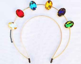 Gauntlet Infinity Stones Halo Headband by Le Petit Mouse