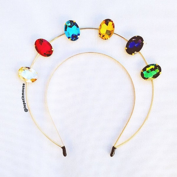 Gauntlet Infinity Stones Halo Headband by Le Petit Mouse