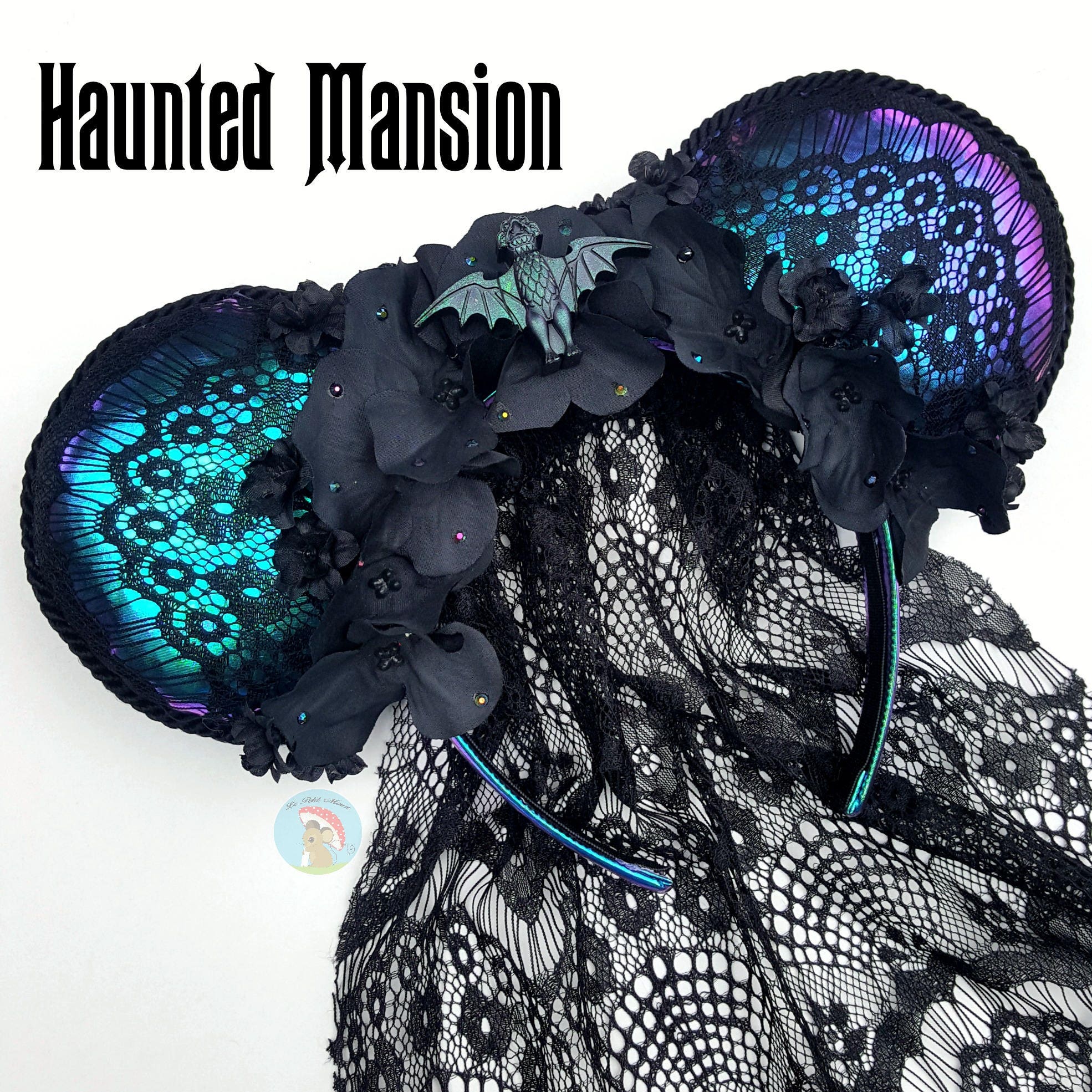 Haunted Mansion Bride Mouse Ears by Le Petit Mouse | Etsy