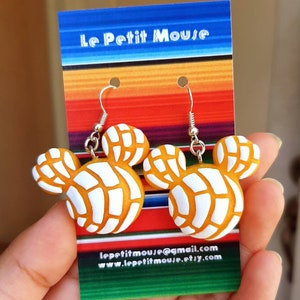 Le Petit Mouse Concha Dangle Earrings (Pan Dulce)