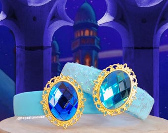Agrabah Princess Glass Jewel Crown Headband by Le Petit Mouse