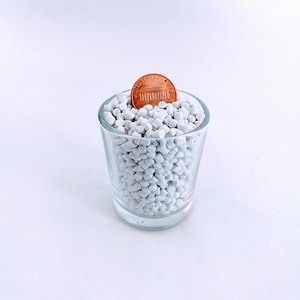 Heavy White Plastic Poly Pellets