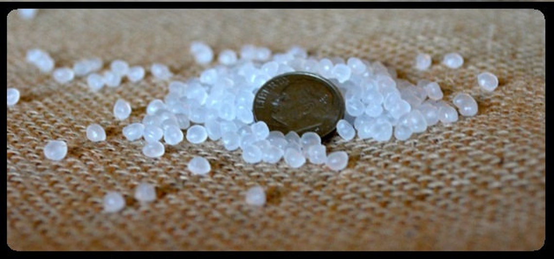 Plastic Poly Pellets Beads for Crafts New Virgin Unused Natural Pellets