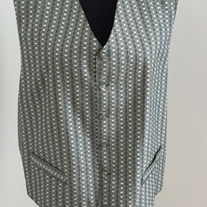 VintageFrench Designer &#39;ELIOS, Paris&#39; Mens Classic Waistcoat (XXL)