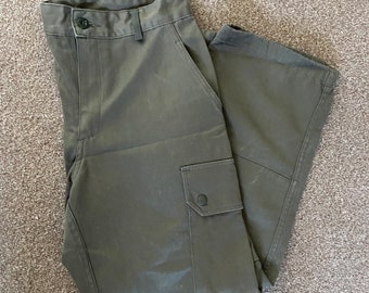 DAN別注 M47 Work Trousers - KHAKI Vintage French Military Workwear Cargo Pants - M47 Trousers