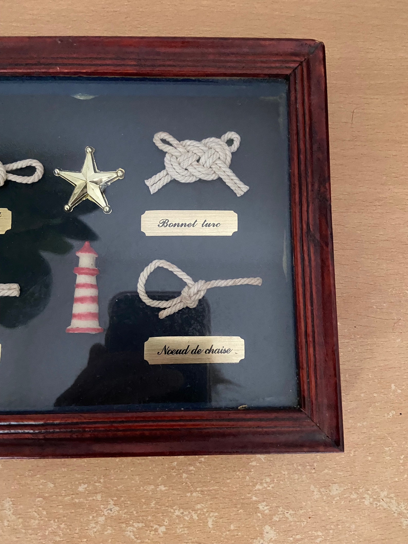 French Vintage Wall Decor Nautical Knot / Framed Nautical Etsy