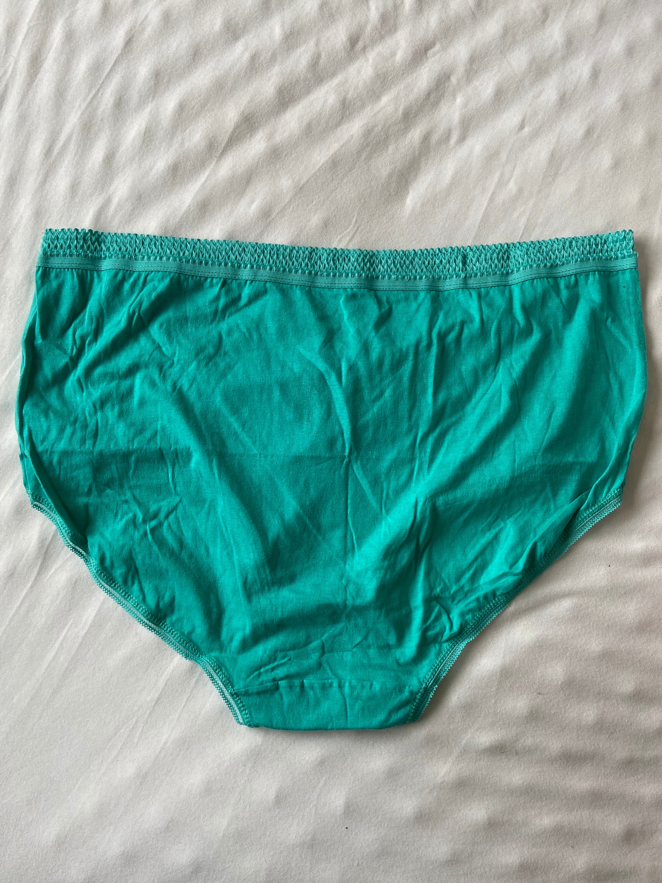 NOS 4 Pairs of French Vintage Ladies High Waisted Pure Cotton Big Pants