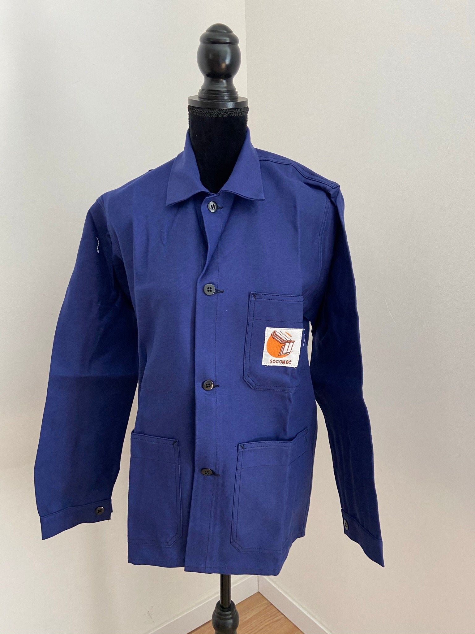 Indigo Work Jacket French - Etsy