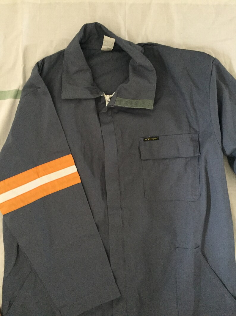 Unworn XXXL Vintage French Garage Overalls Boiler Suit