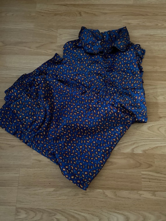 Vintage French Retro Pyjamas Set / Shiny Pyjamas /