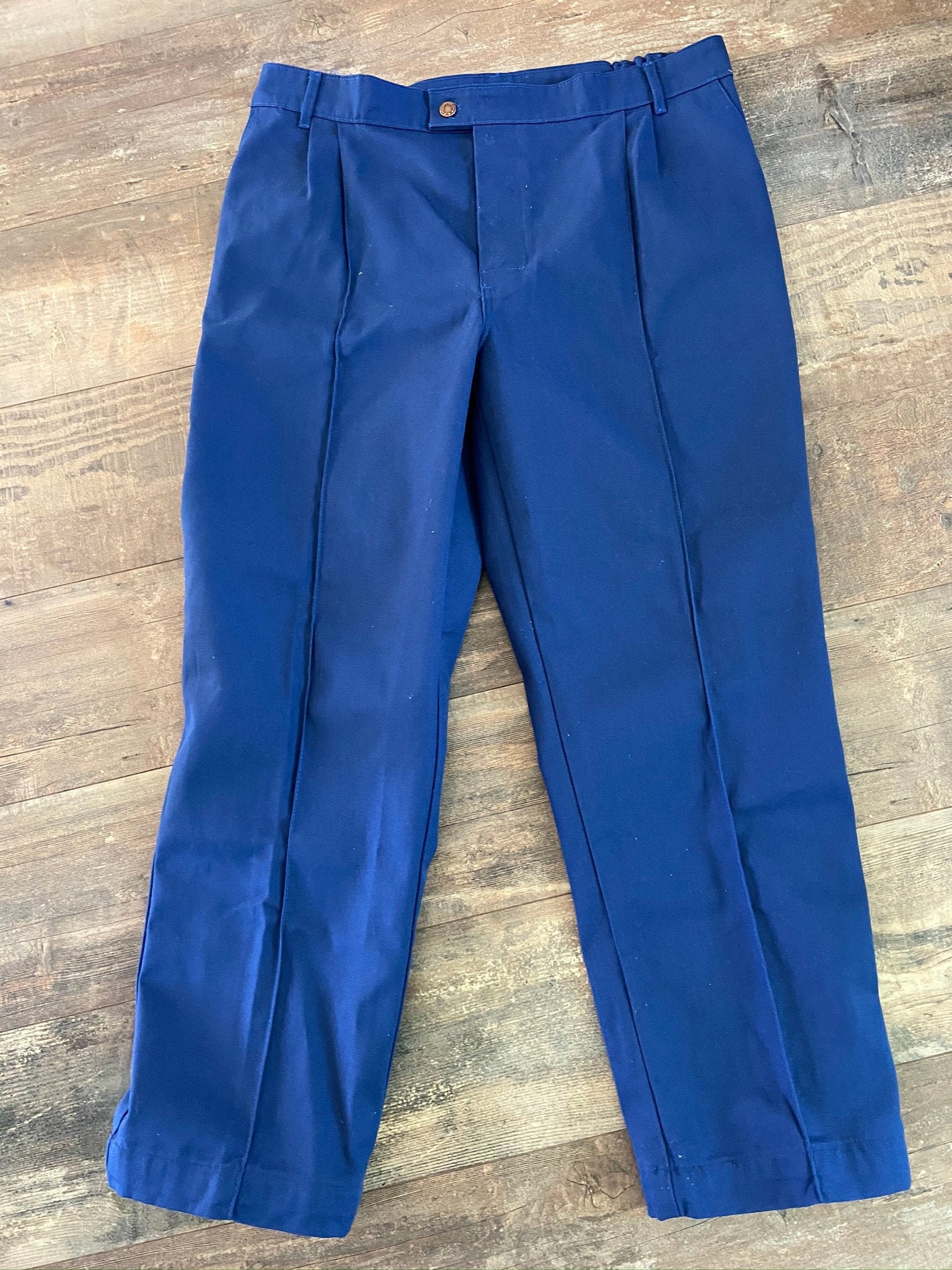 Image of Unworn French Indigo Blue Chore Pants/Work Trousers | W38 L29