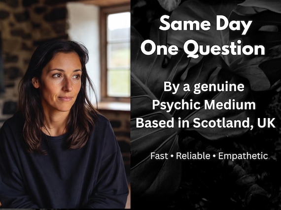 Same Day One Question Psychic Reading | Accurate, Intuitive Insight | Love, Career, Life Guidance