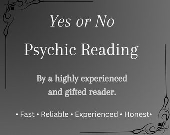 SAME DAY -5 Yes or No questions by highly  experienced Psychic Medium