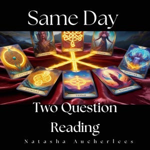 Same Day Psychic Two question Reading - highly  experienced Psychic Medium