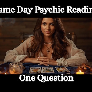 Same Day One Question Psychic Reading | Accurate, Intuitive Insight | Love, Career, Life Guidance