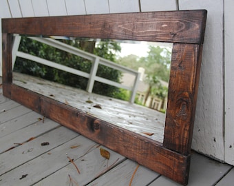 Antique Vanity With Full Length Mirror