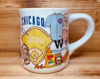 Licensed MLB Chicago Cubs Coffee Mug Soy Candle, Hand Poured, Choose Your Scent