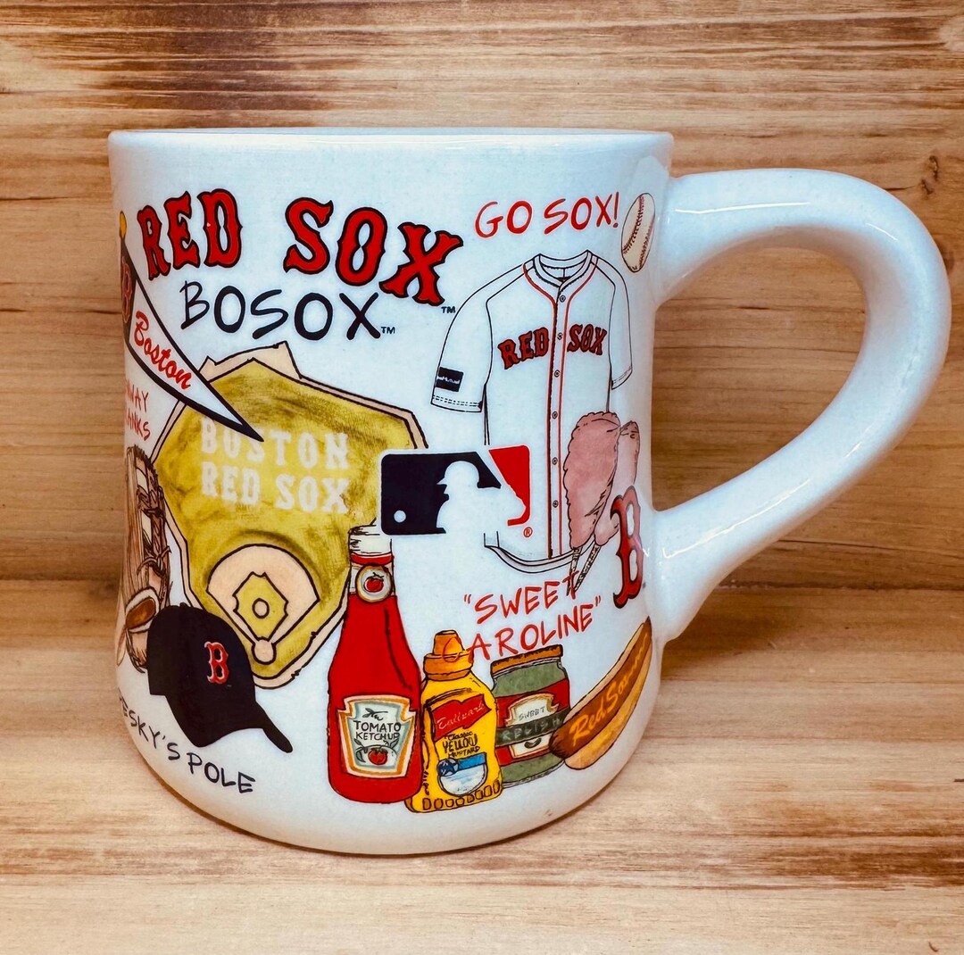 Licensed MLB Boston Red Sox Coffee Mug Soy Candle, Hand Poured, Choose Your  Scent - Etsy