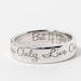 Kid's Actual Handwriting Ring - Custom Name Ring - Personalized ...