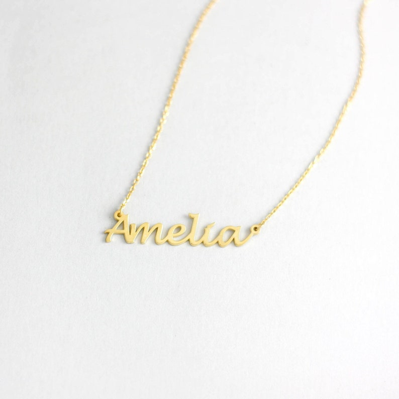 Name Necklace Personalized Custom Dainty Gift for Mother SN0224