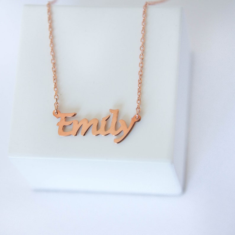 Name Necklace Personalized Custom Dainty Gift for Mother SN0224