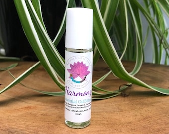 HARMONY Essential Oil, Aromatherapy, Natures Love Shop, Limited Edition Blend, Signature Blend, Perfume Oil Roller, Aroma Blend