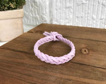 Lavender Suede Diffuser, Aromatherapy, Essential Oil Diffuser, Braided Suede, Braided Diffuser, Braided Oil Diffuser, Braided Bracelet