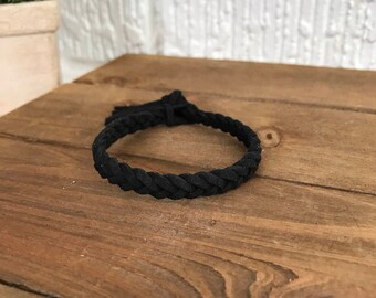 Midnight Suede Diffuser, Aromatherapy, Essential Oil Diffuser, Braided Suede, Braided Diffuser, Braided Oil Diffuser, Braided Bracelet