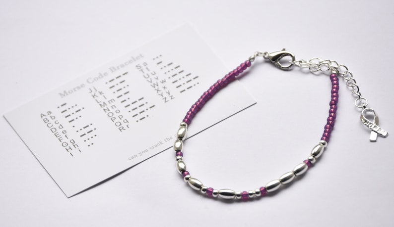 Warrior Morse code bracelet