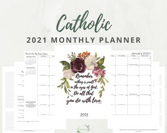 Catholic Planner Etsy