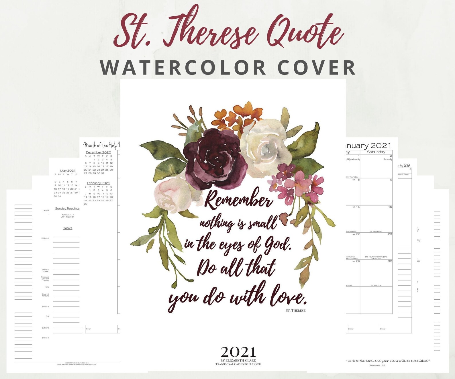 2021 traditional latin catholic weekly planner printable etsy