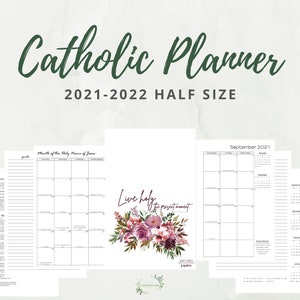 2021 Catholic Liturgical Calendar Liturgical Colors Guide 1 Etsy