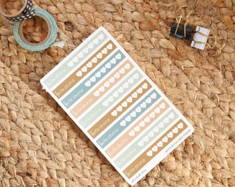 Lectio Divina Weekly Habit Trackers Planner Stickers:  Catholic Journal Stickers / Catholic prayer and devotion