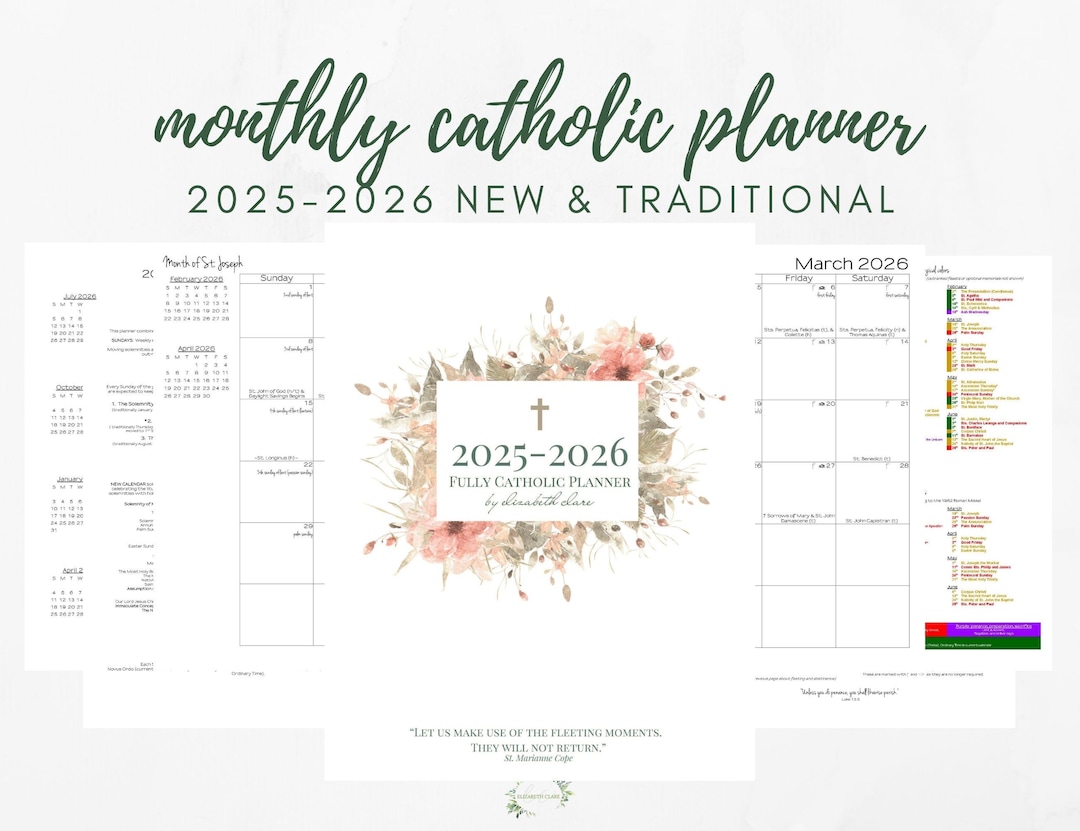 Liturgical Calendar 2026