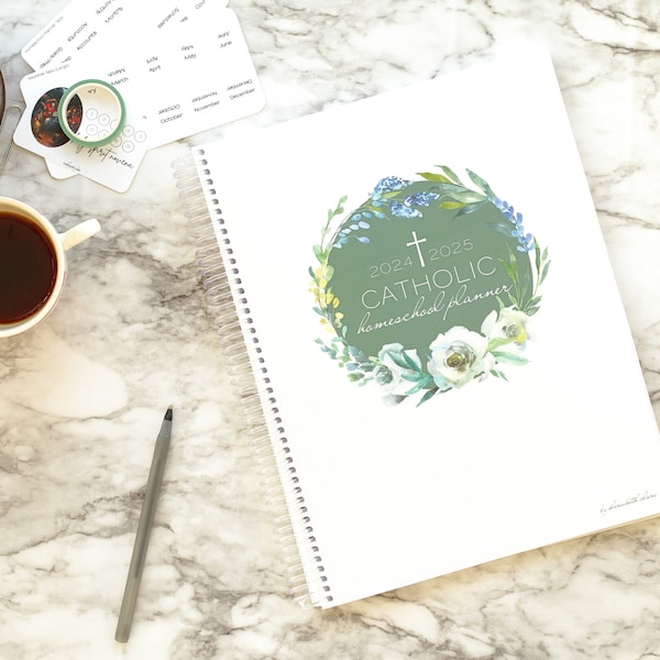Catholic Teacher Planner 2024 2025 Etsy