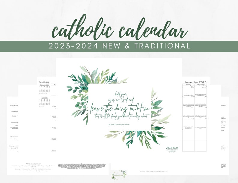 2025 Catholic Calendar