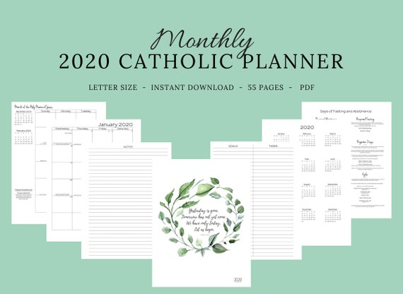 Catholic Liturgical Year Chart