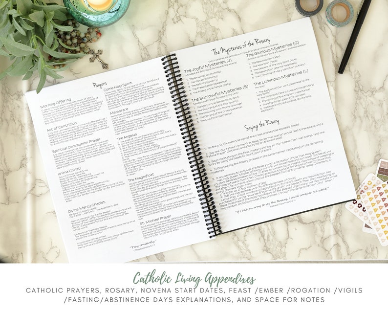 2021 Catholic Planner: Catholic Liturgical Calendar and | Etsy