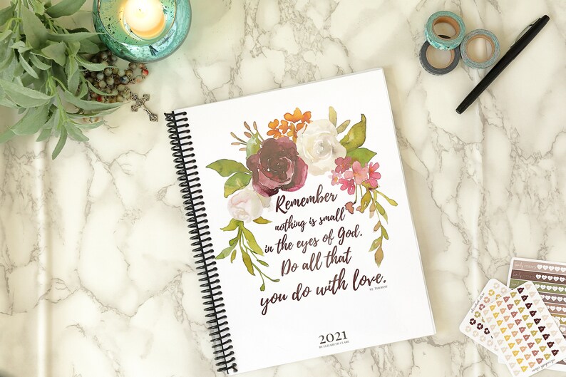 2021 Catholic Planner: Catholic Liturgical Calendar and | Etsy